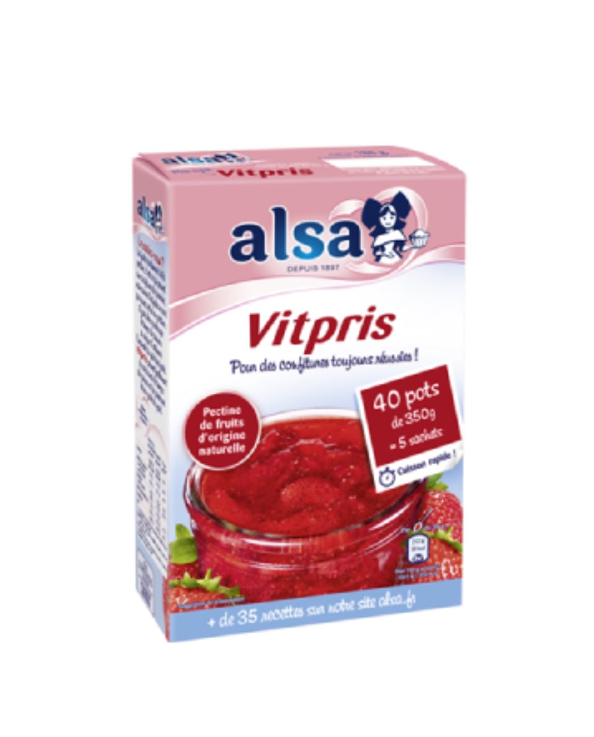 Alsa Vitpris 5 Sachets soit 188g/Boite - Offres de 1, 2 et 3 Boites - Livraison Gratuite France (1 boite)