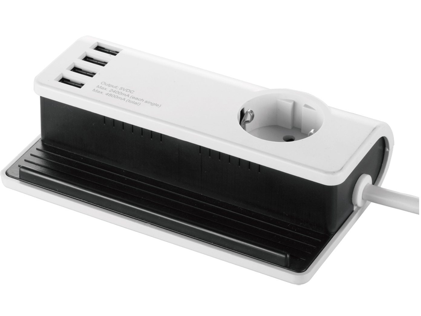 Station de bureau GAO EMP301USB chargeur multiprise 4 ports USB smartphone
