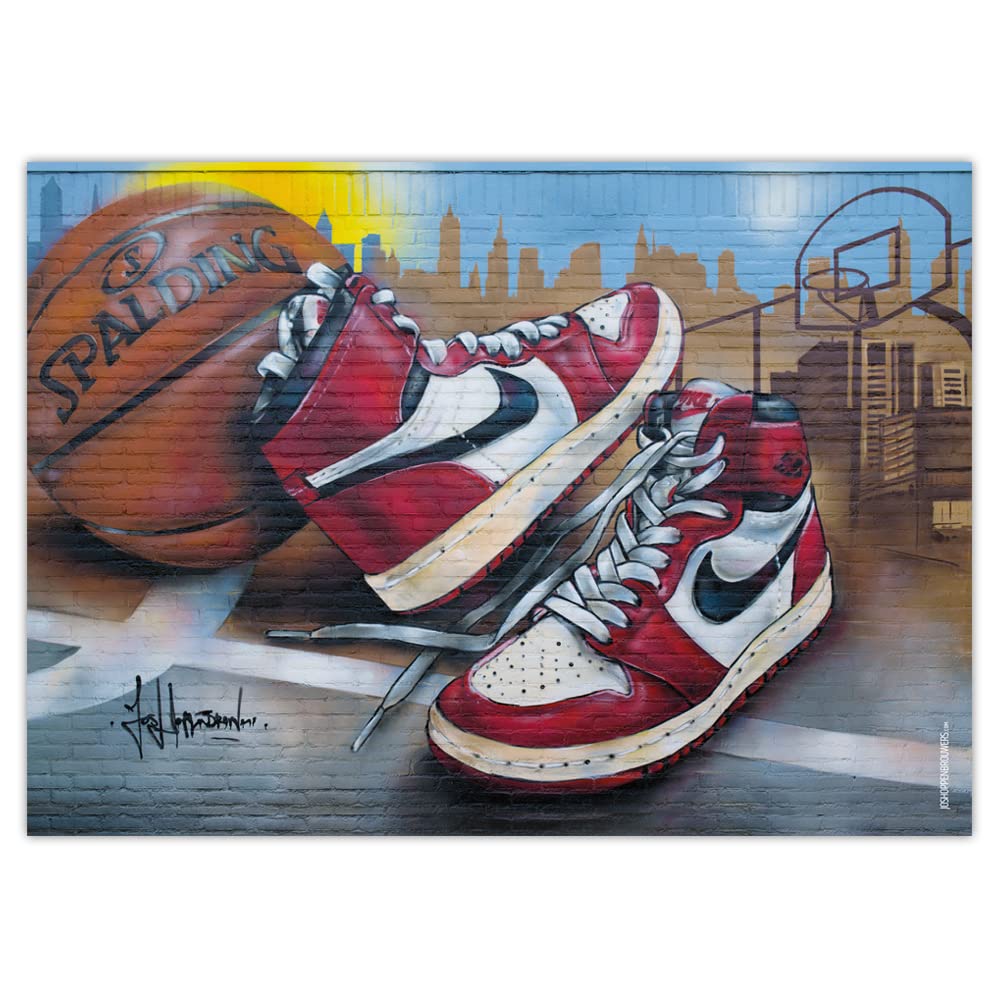 JosHoppenbrouwers Air Jordan 1 Plakat Graffiti na Ścianę (50