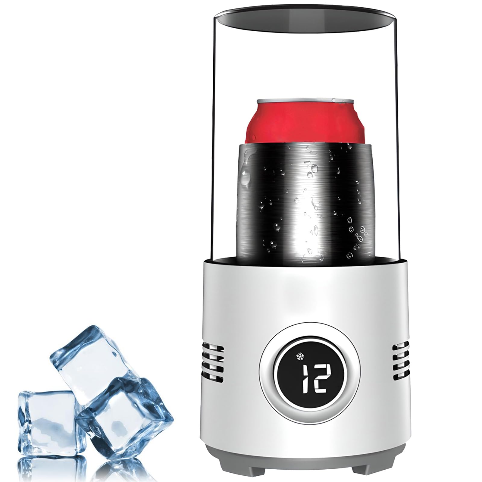 Tazza Refrigerante Portatile Mini - 2℃ A 60℃ Raffreddamento e Riscaldamento Veloce, Tazza Intelligente, Raffreddatore e Riscaldatore Rapido per Bevande Calde/Fredde, Casa e Ufficio