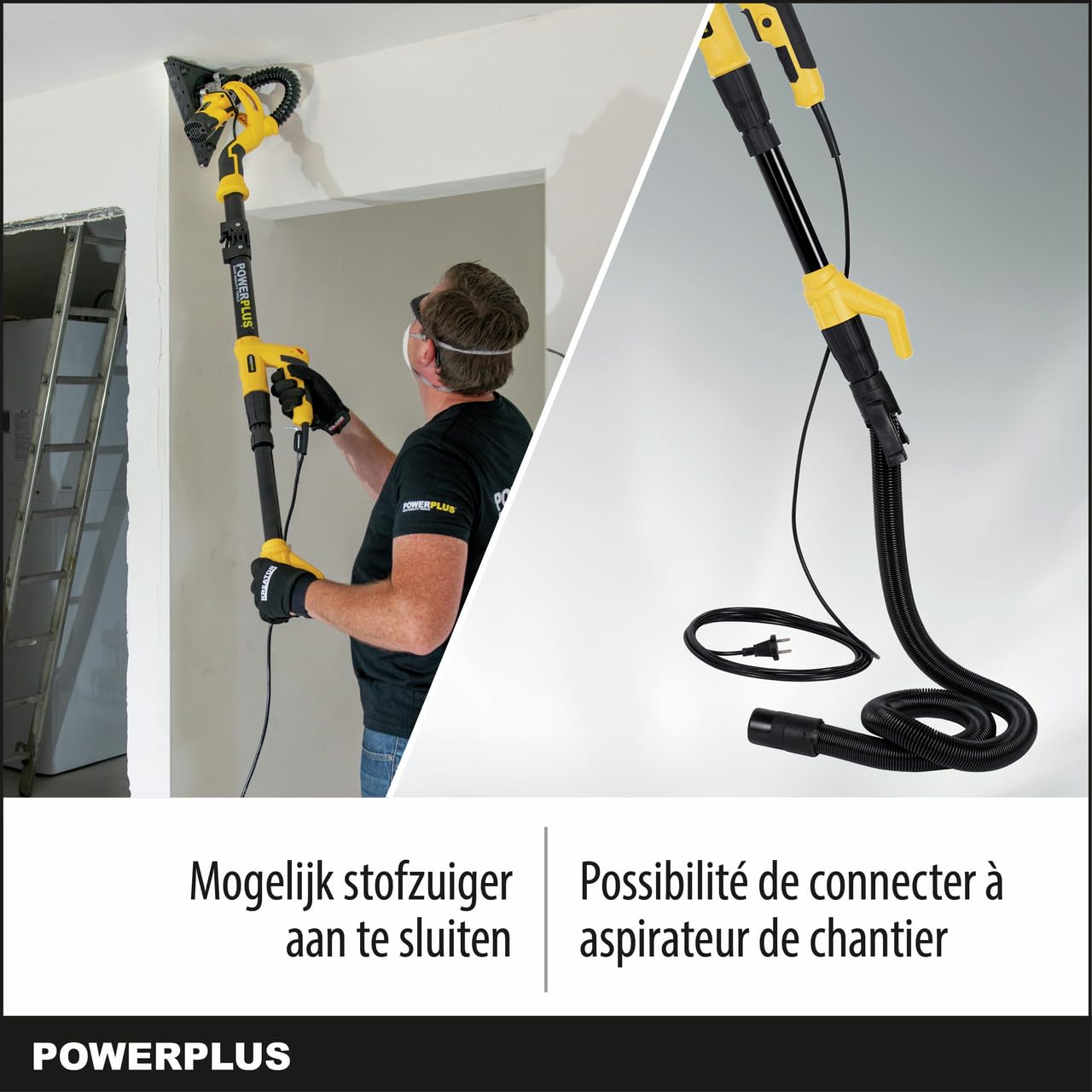 Power Plus 2 in 1, Levigatrice a secco, combinazione telescopio (710 W), powx0477