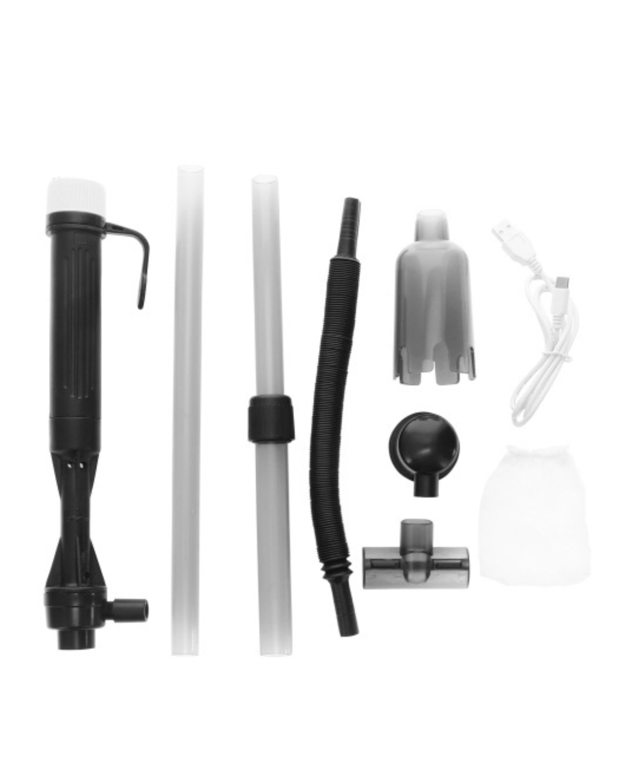 Hobby Aquaristik Perfektus Pro I Akkubetriebener Aquarien Staubsauger I Aquarium Sauger zur effizienten Entfernung von Mulm und Schmutz I elektrischer Mulmsauger mit 650 l/h Förderleistung