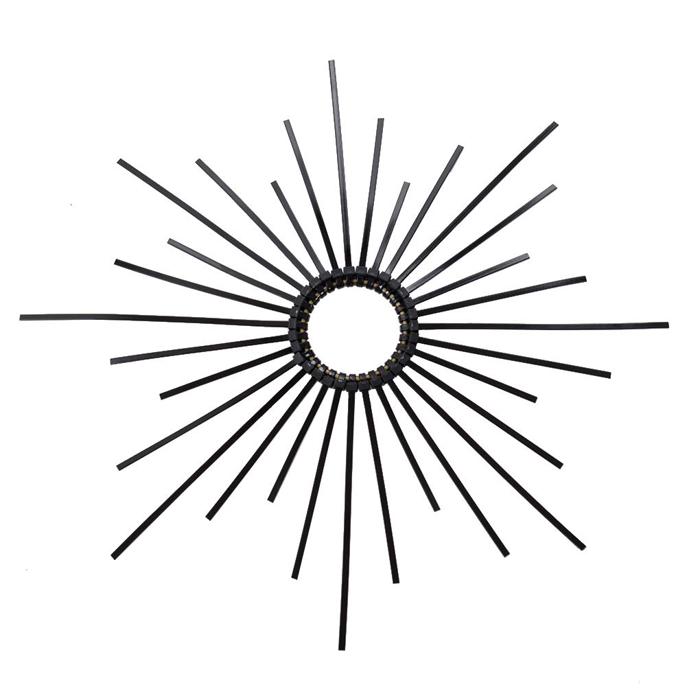 GRACEART Halo Sun Headpiece opaska na głowę z węzłem do włosów, korona galakrona, ozdoba głowy korony świętej Maryi