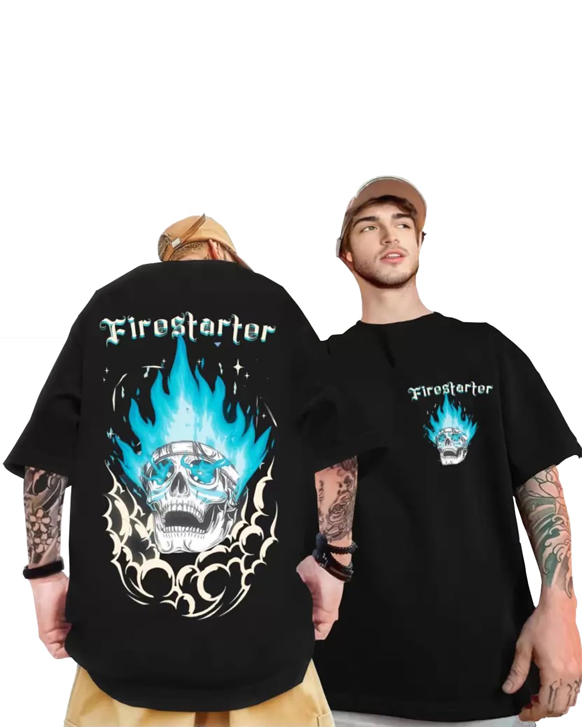 richscot Mens Oversized Graphic Printed Tshirt-picture-30