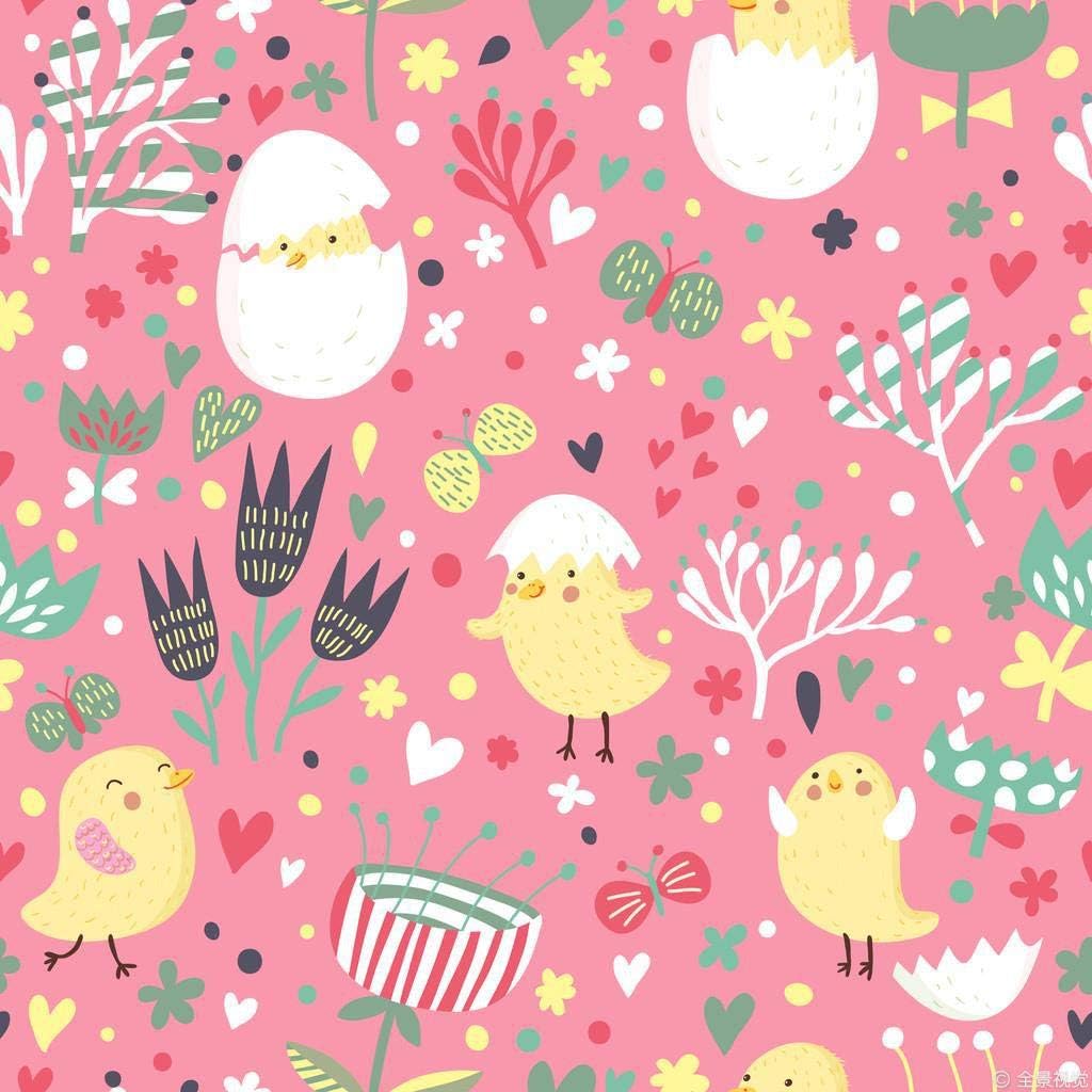 10PCS Easter Cotton Fabric Bundles Rabbit Egg Printed Fat Quarter Fabric Pre-Cut Squares Sheets Fabric for Patchwork Sewing DIY Crafting Quilting Fabric (D, 20" x 20")