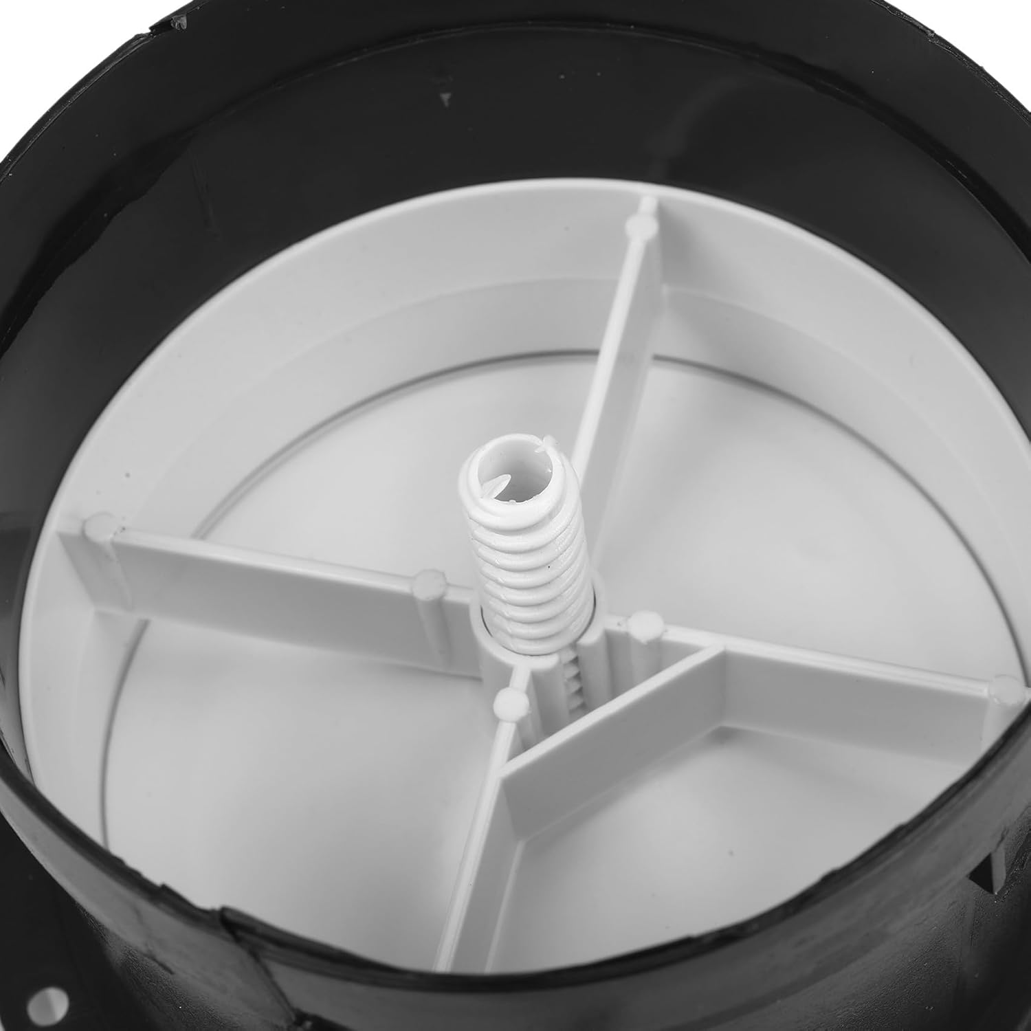 20 Pieces ABS Adjustable Air Vent Round Soffit Exhaust Vent White Inline Duct Fan Outlet Vent 4 Inch