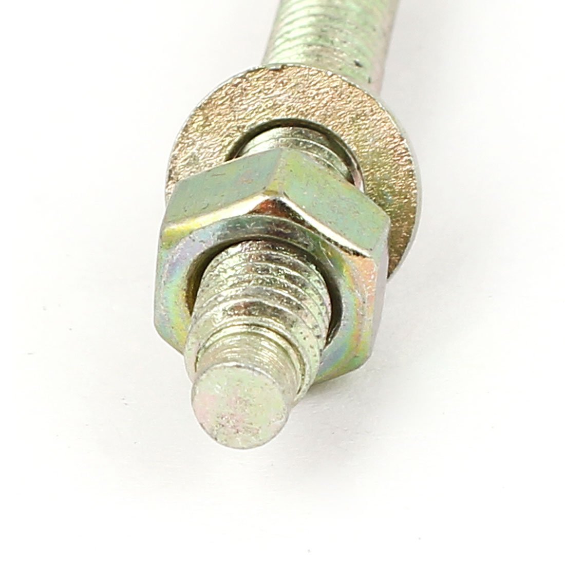 Aexit Yellow Zinc Anchors Plated Expansion Bolt Anchors Gecko Car Repair Bolts Expansion Anchors M6x80mm 6pcs