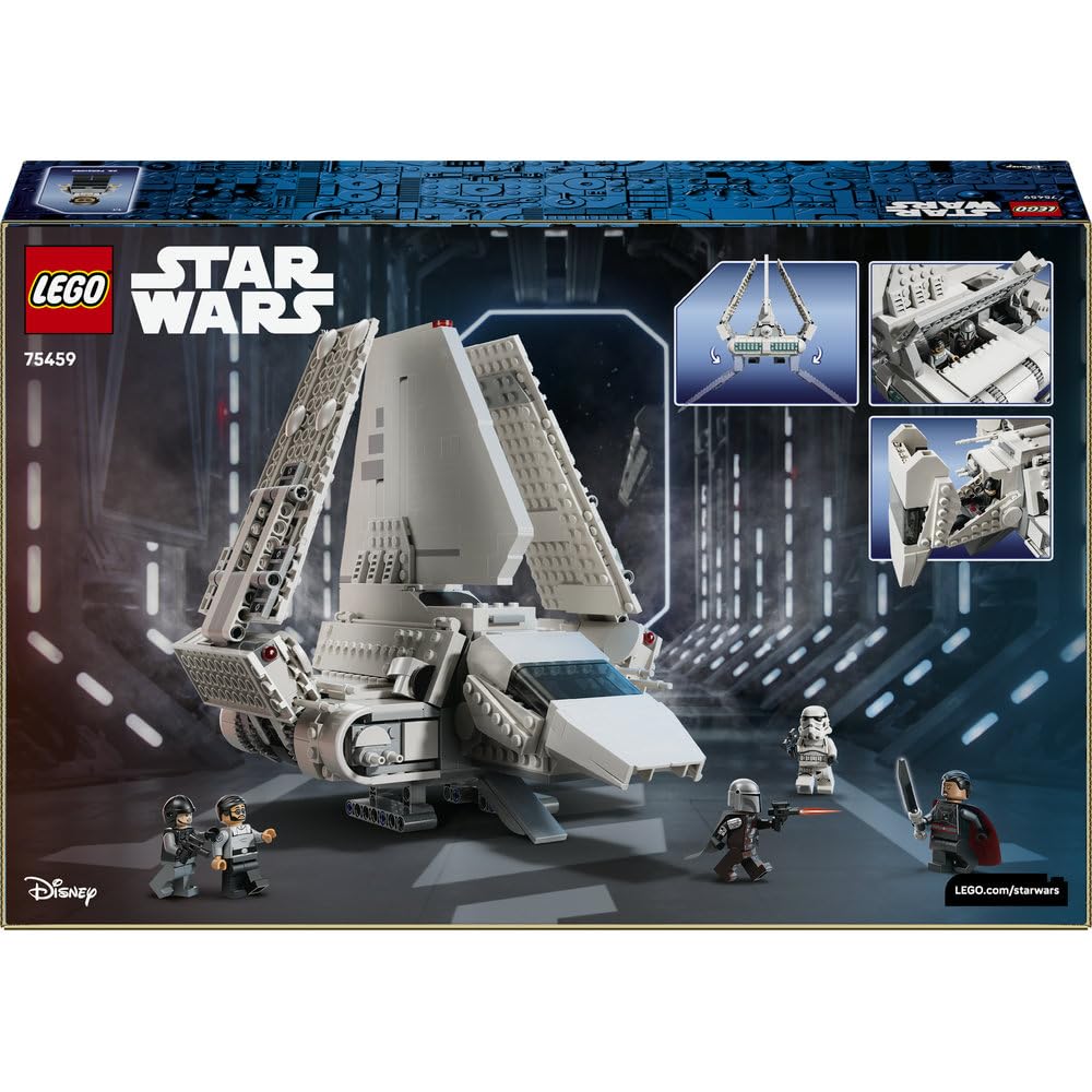 LEGO Star Wars Imperialny prom typu Lambda 75459 | Statek kosmiczny, z Gwiezdnych Wojen, prezent dla fana Star Wars 14+, klocki konstrukcyjne dla nastolatków, 961 elementów
