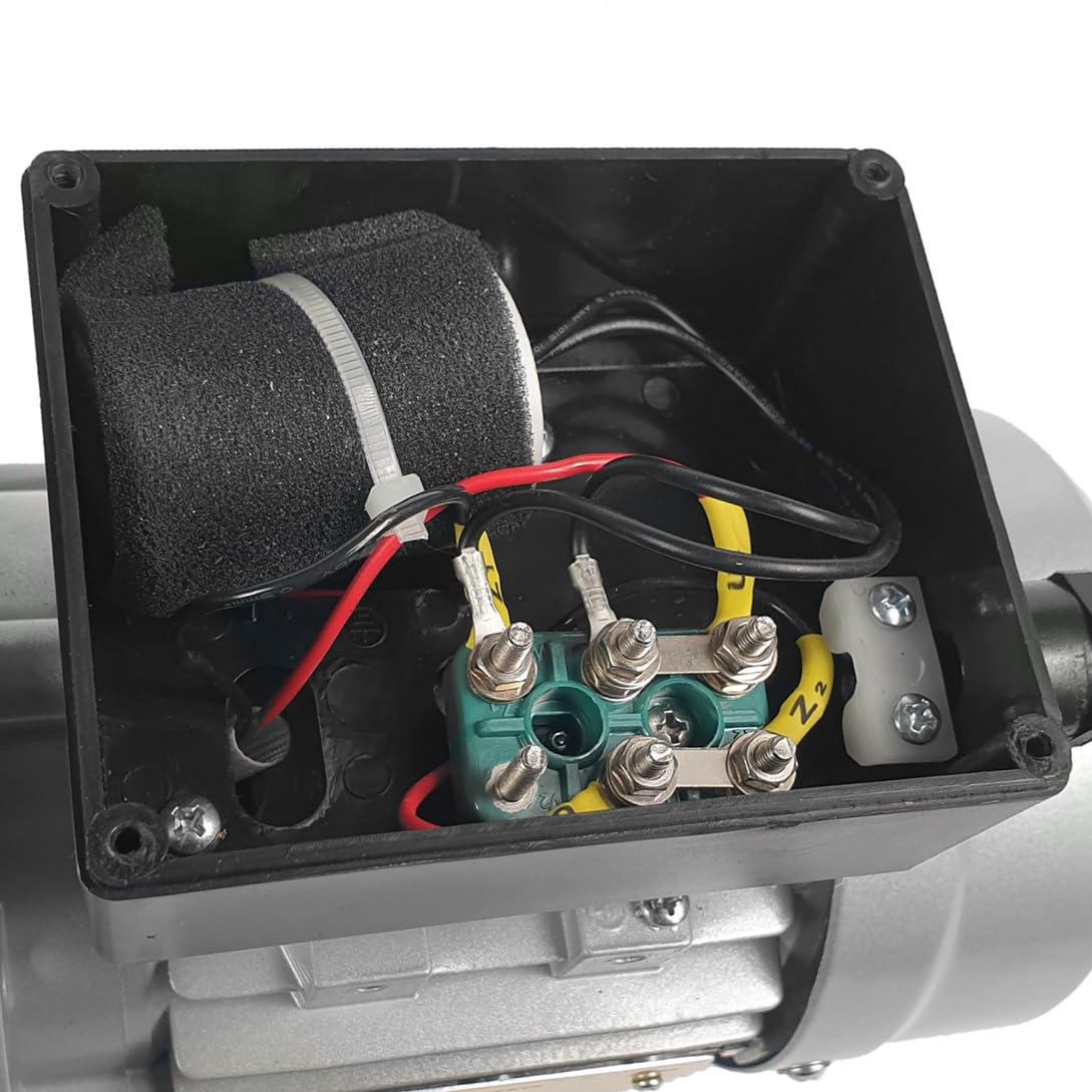 Motore Elettrico Monofase 230V a Induzione - 0.75 kW, 2800 Giri/Min, B3, MEC 80 - Adatto per Officine, Trapani a Colonna, Nastri Trasportatori e Altri Macchinari - SAMMA PARTS