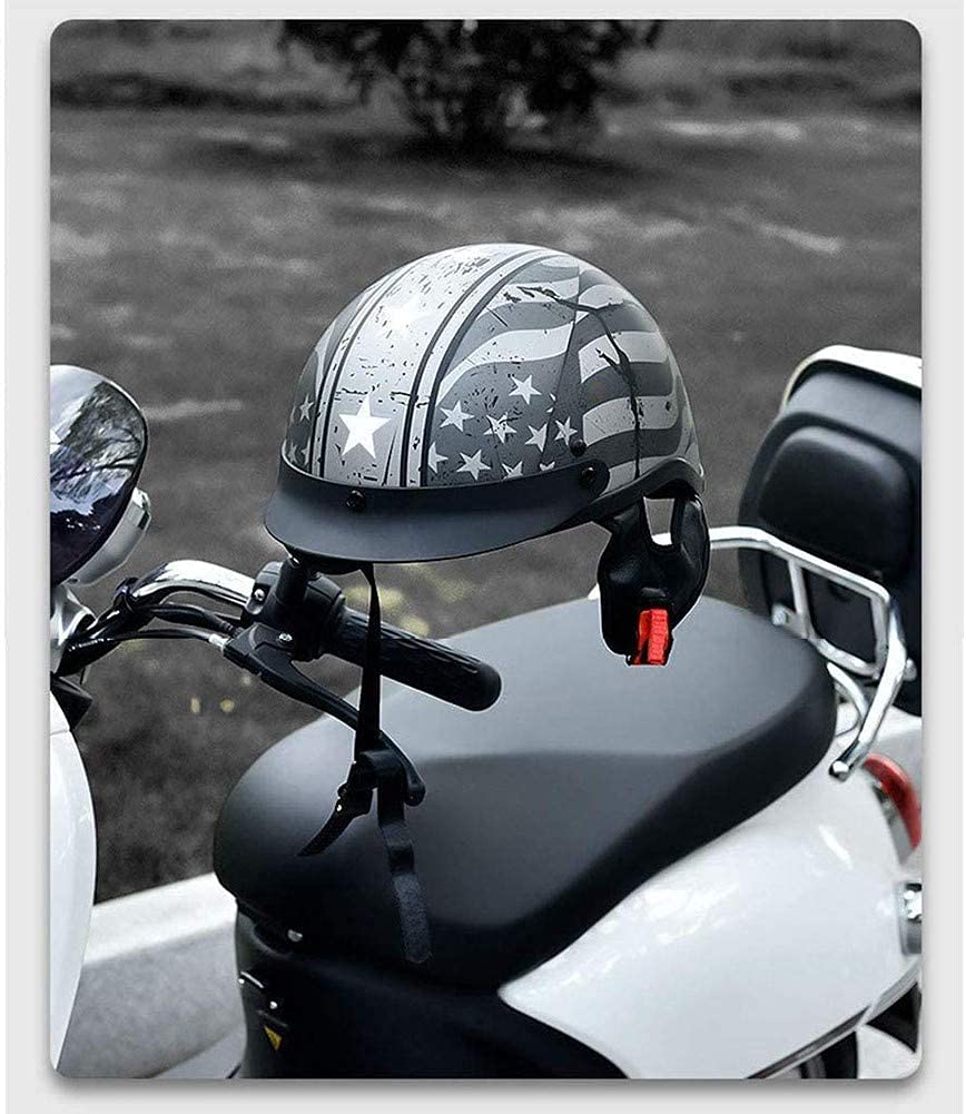 Casque Jet Moto Homme Jet Moto Casque Bol,Open Face Classic Sun Casque Moto Jet Vintage,ECE Homologué En Pour Scooter Chopper - Casque De Moto Homme Et Femme Pilot Casque Scooter Homme
