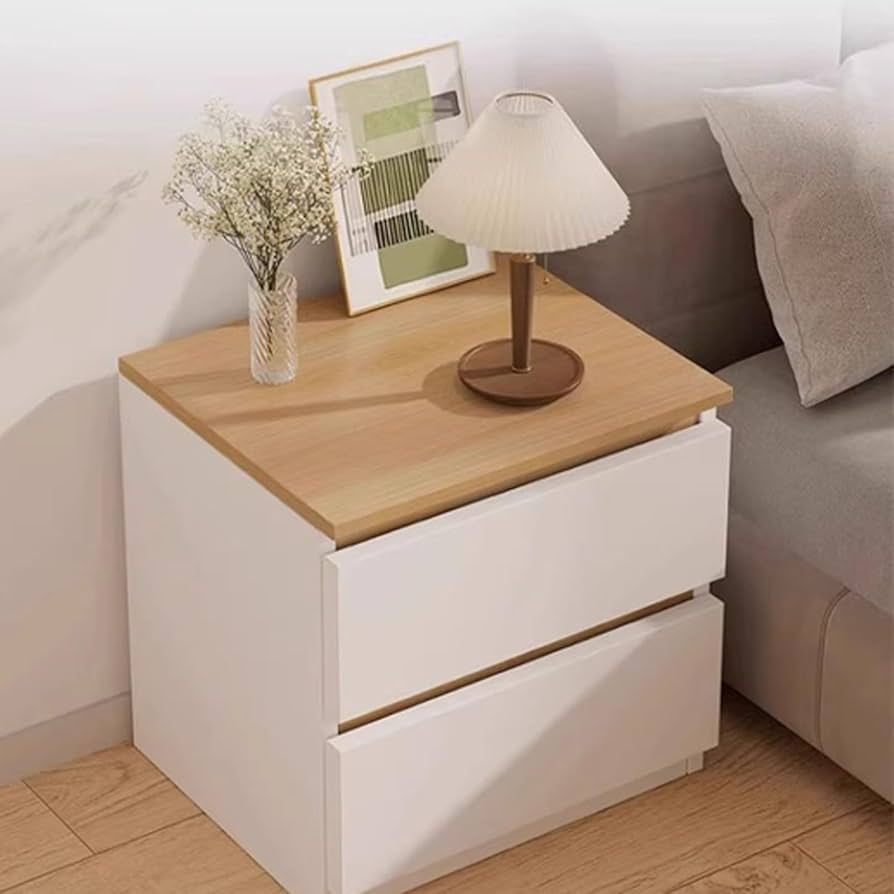 Amazon.com: FairyHover Nightstand with Drawers No Handles