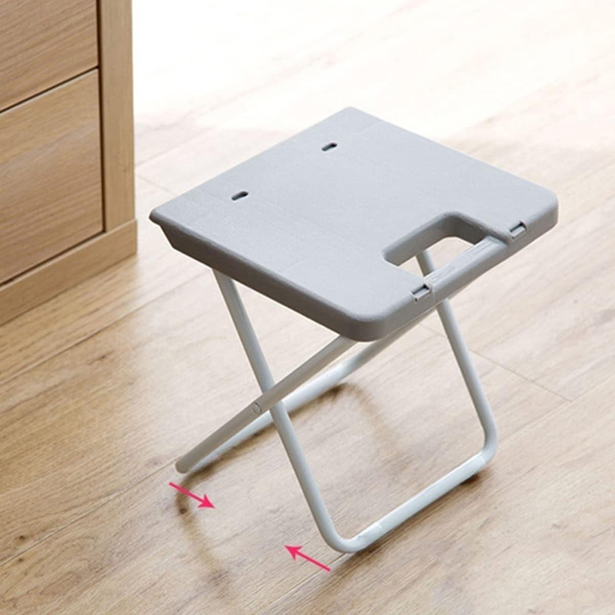 Cyrox Multipurpose Plastic Portable Folding Stool - Small Table | Adjustable Mini Lawn Chair, Space-Saving, Easy to Store, Lightweight & Heavy Duty – for Outdoor, Beach, Camping, Travel (1Pcs)-image-22