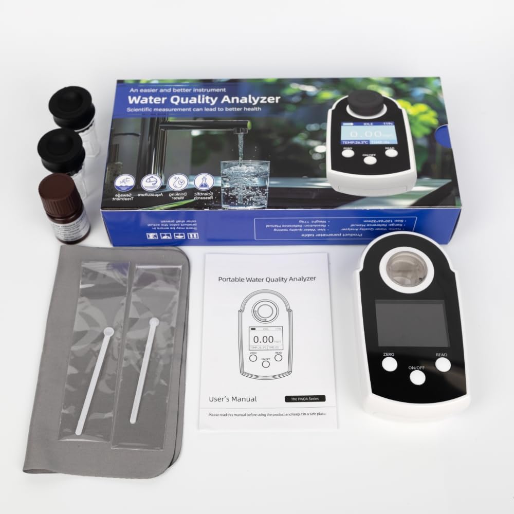 Amazon.co.jp: Anbachi 【国内品質検査済】高精度 残留塩素測定器 DPD