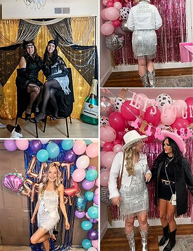 Image of Madam Uniq Women Tassel Formal Dress Sequin Strap Mini Elegant Evening Prom Party Club Dance Gown