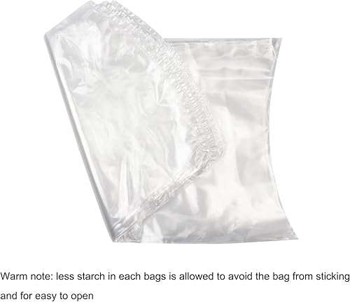 Miniatura 4 de Bolsas retráctiles para aves de corral, paquete de 30 unidades de 13 x 18 pulgadas transparentes para aves de corral con 30 lazos de cremallera, un