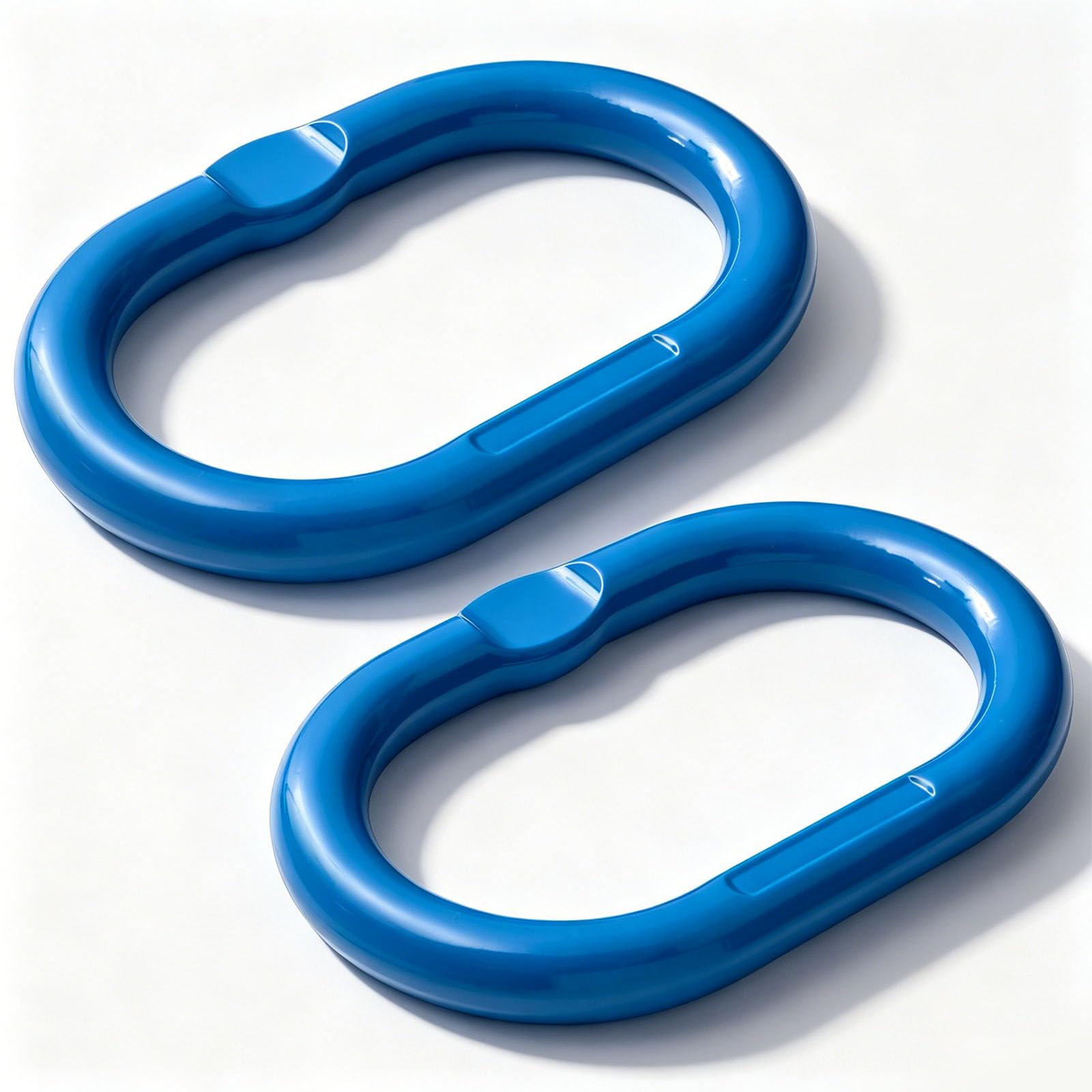 Confezione da 2 maglie oblunghe da 2,5 cm, catena in acciaio legato grado 100, capacità di carico di 10 tonnellate, anello di sollevamento resistente per sollevamento, sartiame, traino e