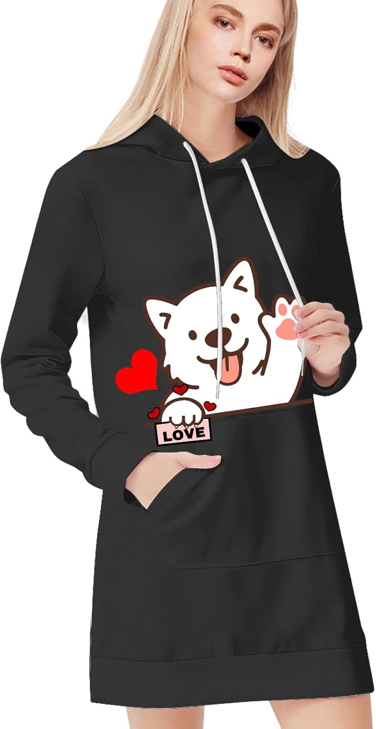 Custom Hoodie Dress for Women Design Text Photo Personalized Gifts Customize Hoodies - Image 2