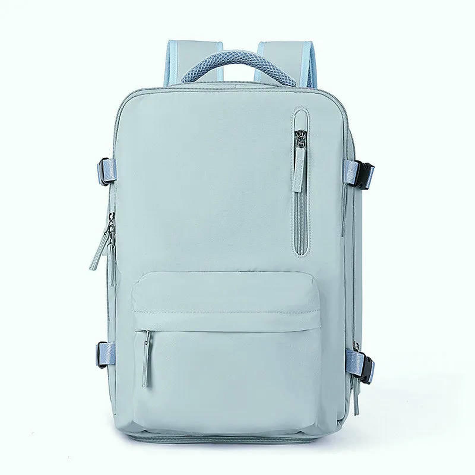 Zaino da Cabina per Uomo E Donna Bagaglio A Mano, Borsa Laptop Viaggio, Il Tempo Libero Uso in Cabina-Blu Cielo
