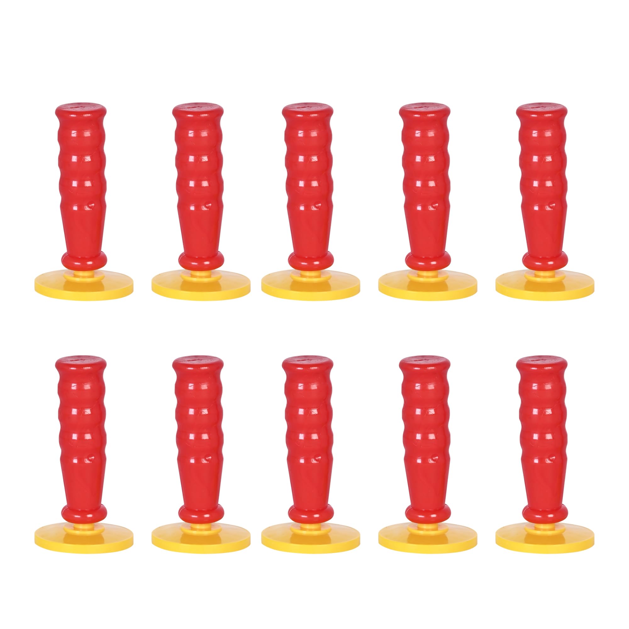 peda Maker Hand Press Stamp Chaap for Mawa Penda Sweets Stamping Mould Round Design Manual Mava Mold (4 cm Diameter, 10 Pcs)