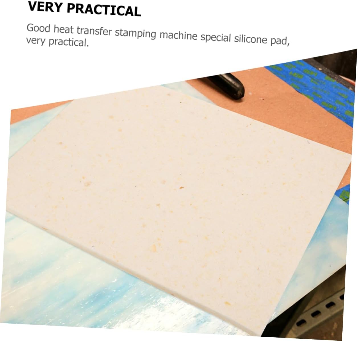 KONTONTY Convenient Heat Press Mat Heat Press Pillow Wear-Resistant Insulation Pad for Sublimation Printing