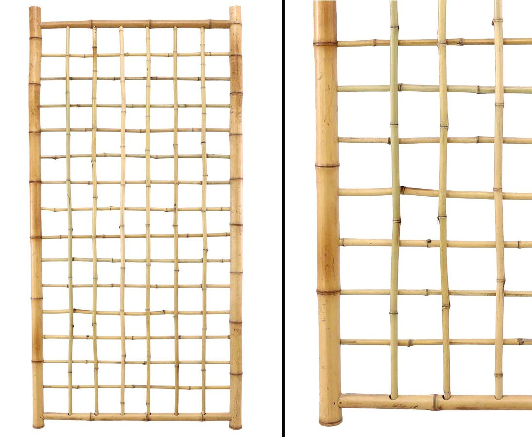 Ten NewLine4 Treillis en bambou 180 x 90 cm avec 20 tubes de bambou – Tuteur en tiges de bambou 1,8 m x 0,9 m bambus-discount.com