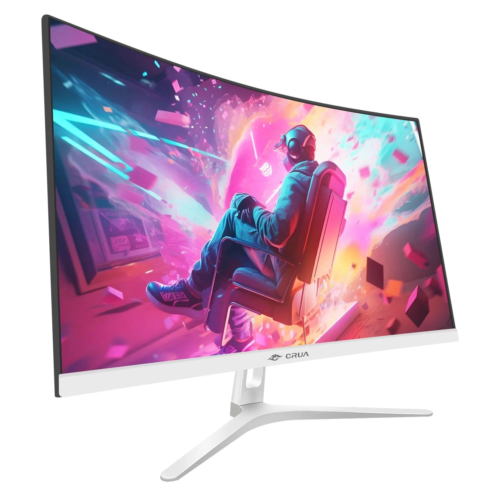 Amazon.com: CRUA 27 inch 100HZ Curved Monitor Perfect for Gaming