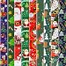 Konsait 10 x Folded Large Sheets of Christmas Wrapping Paper Traditional Gift Wrap, 74 cm x 51cm, 10 Xmas Festive Designs - Kids Snowman, Santa, Christmas Tree, Reindeer