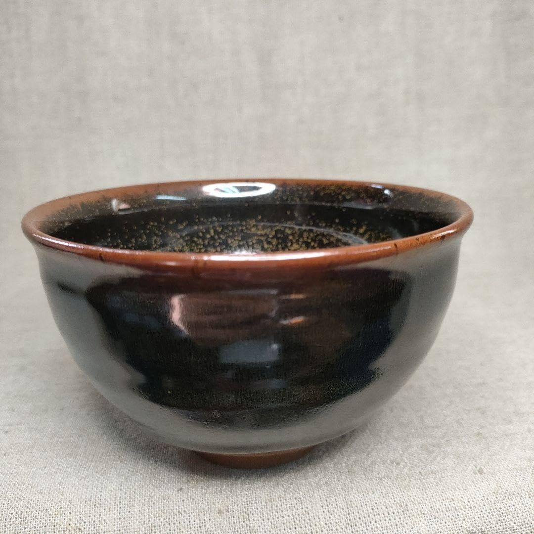 Amazon.co.jp: 窯変天目茶碗 唐津焼茶碗 黒唐津茶碗 唐津焼 : ホーム  