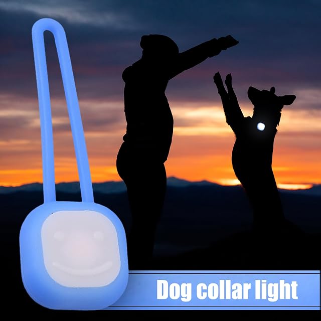 Foto 2 de 8 de Honhoha Luz para Collar de Perro,Luces para Perros para Caminar Nocturno