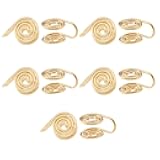 Pressure Earrings for Keloids Rose Gold Spiral Non-Pierced Earrings 304 Stainless Steel Clip Earrings Compression Earrings Adjustable Keloid Earrings for Women Men Ladies