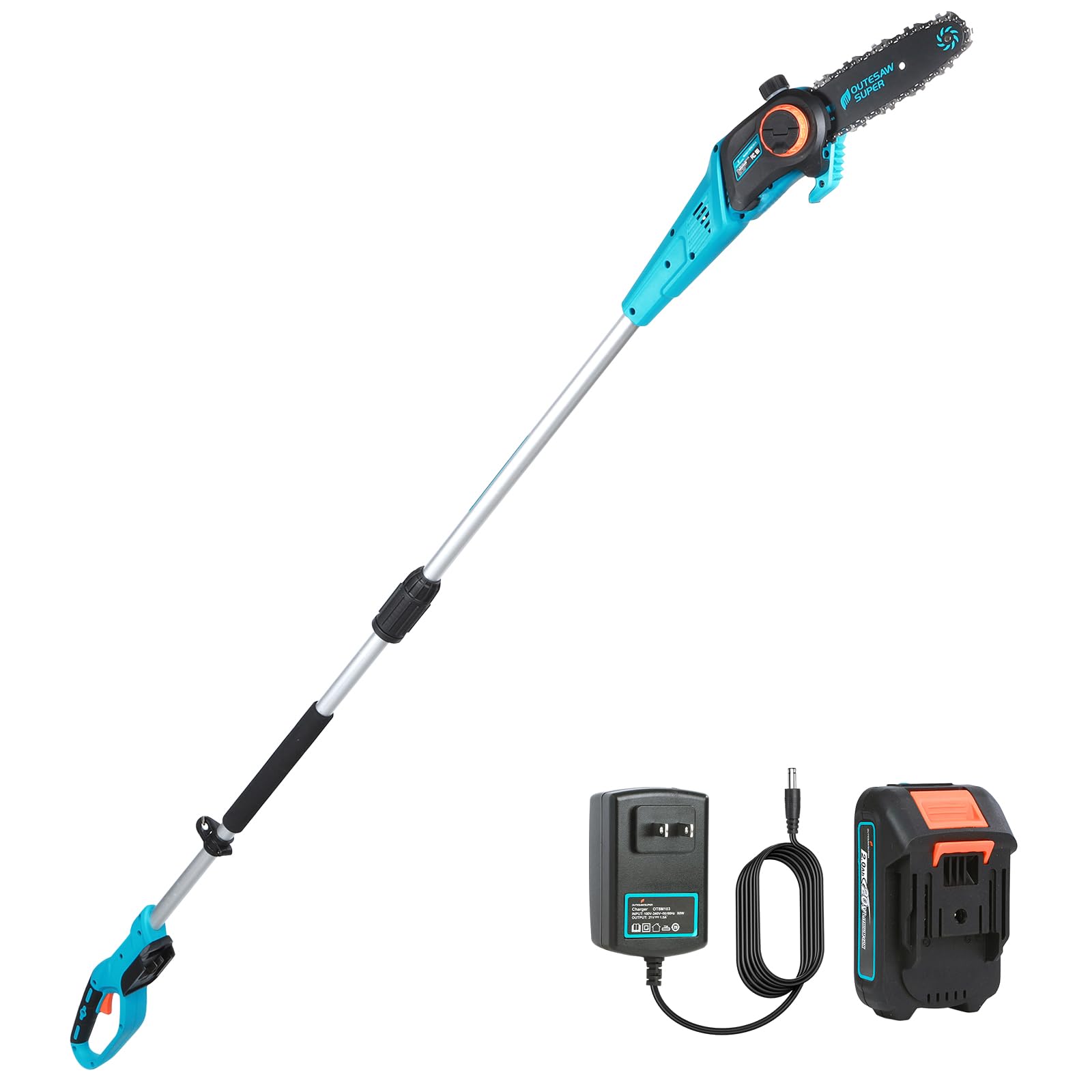 8-Inch Cordless Pole Saws 20V Electric Pole Saw