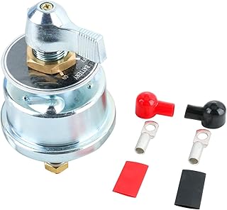 YaeTool High Current Disconnect Switch Kit Battery Disconnect Switch Cut/Shut Off Power Kill Switch 125/1000 Amp for Car Truck