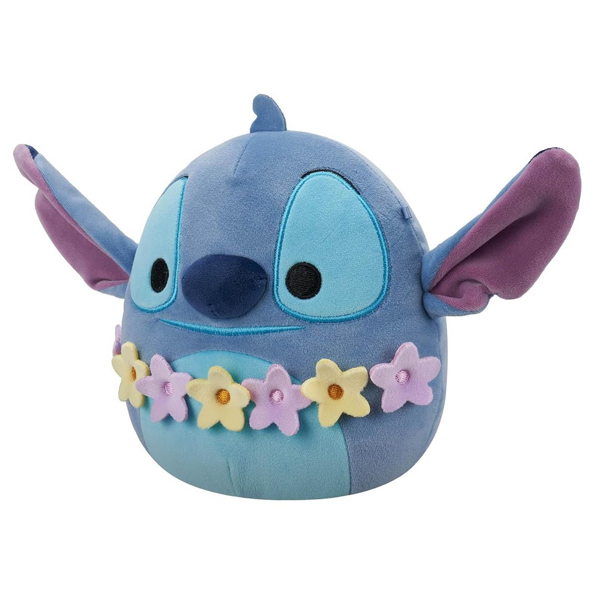 Jazwares Disney Squishmallows 8-Inch Stitch Wearing Lei Plush - Official Little Ultrasoft Stuffed Animal Collectible Disney Plush Toy - Image 2