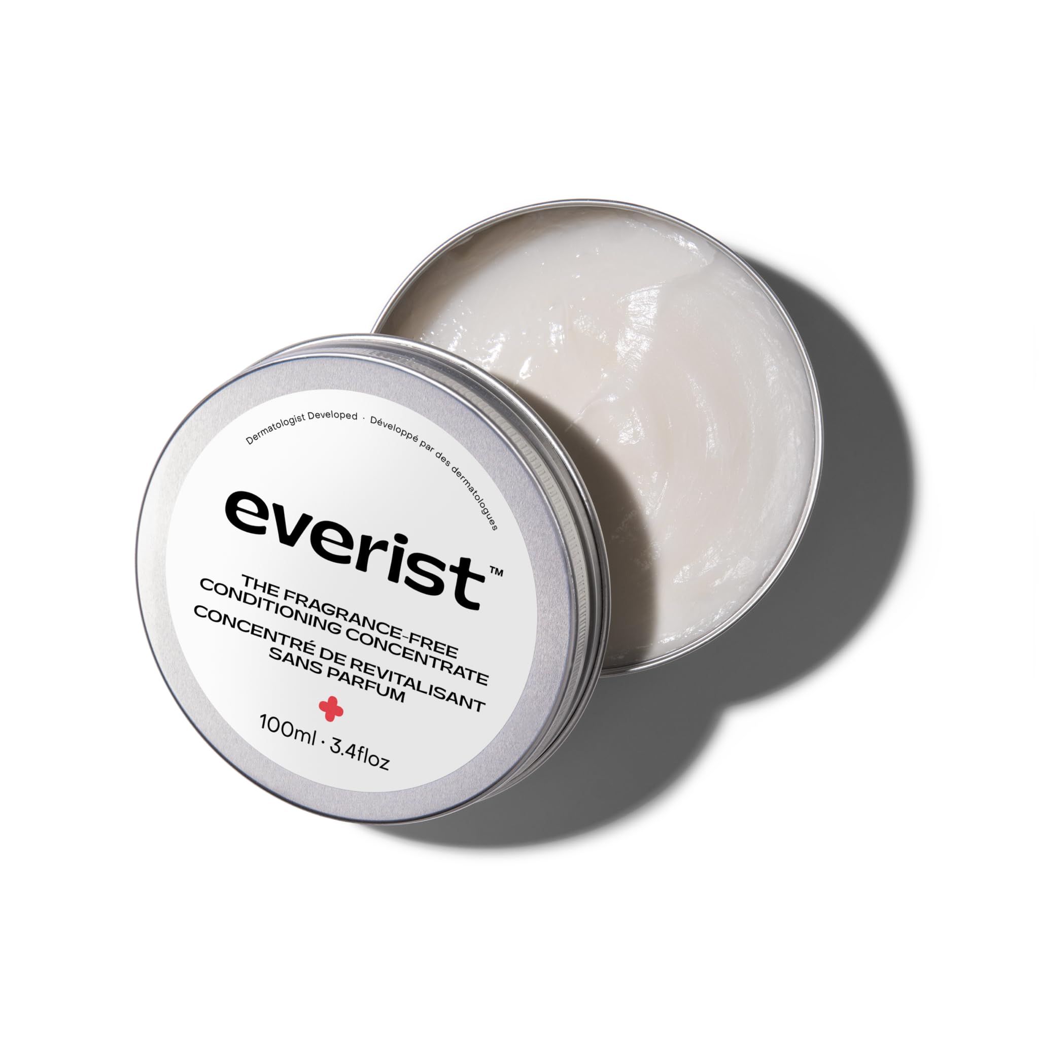 Everist The Fragrance-Free Conditioning Concentrate, Hydrating for Dry, Damaged, or Color-Treated Hair, Hair Mask, Sensitive Skin, Gentle On All Scalps, Plant-Based, Vegan, 3.4 fl oz, 50+ Uses, TIN