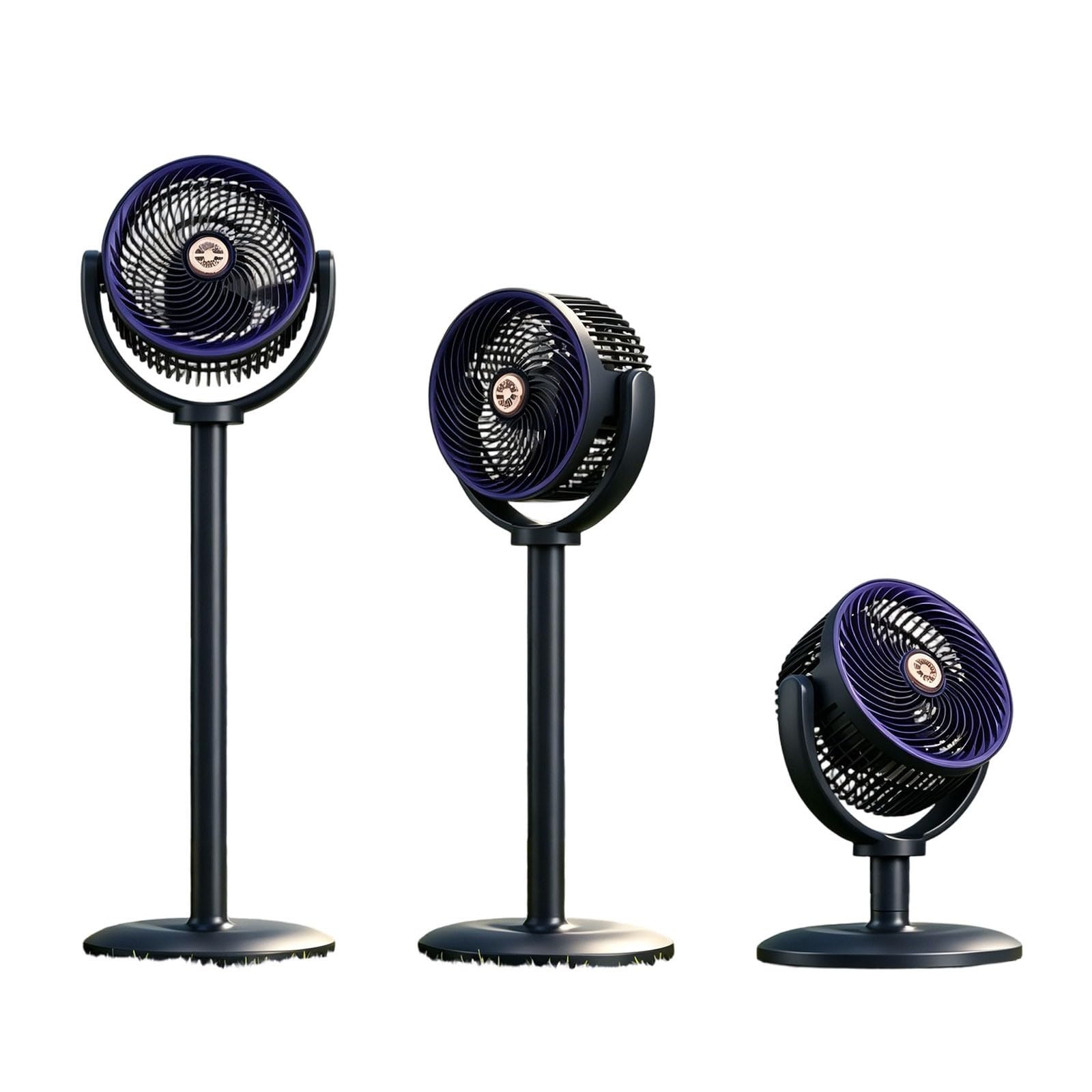 Ventilatore a torre di circolazione dell'aria, ventilatore da tavolo e da pavimento 2 in 1 con oscillazione, silenzioso ventilatore portatile a risparmio energetico per casa, soggiorno, camera da