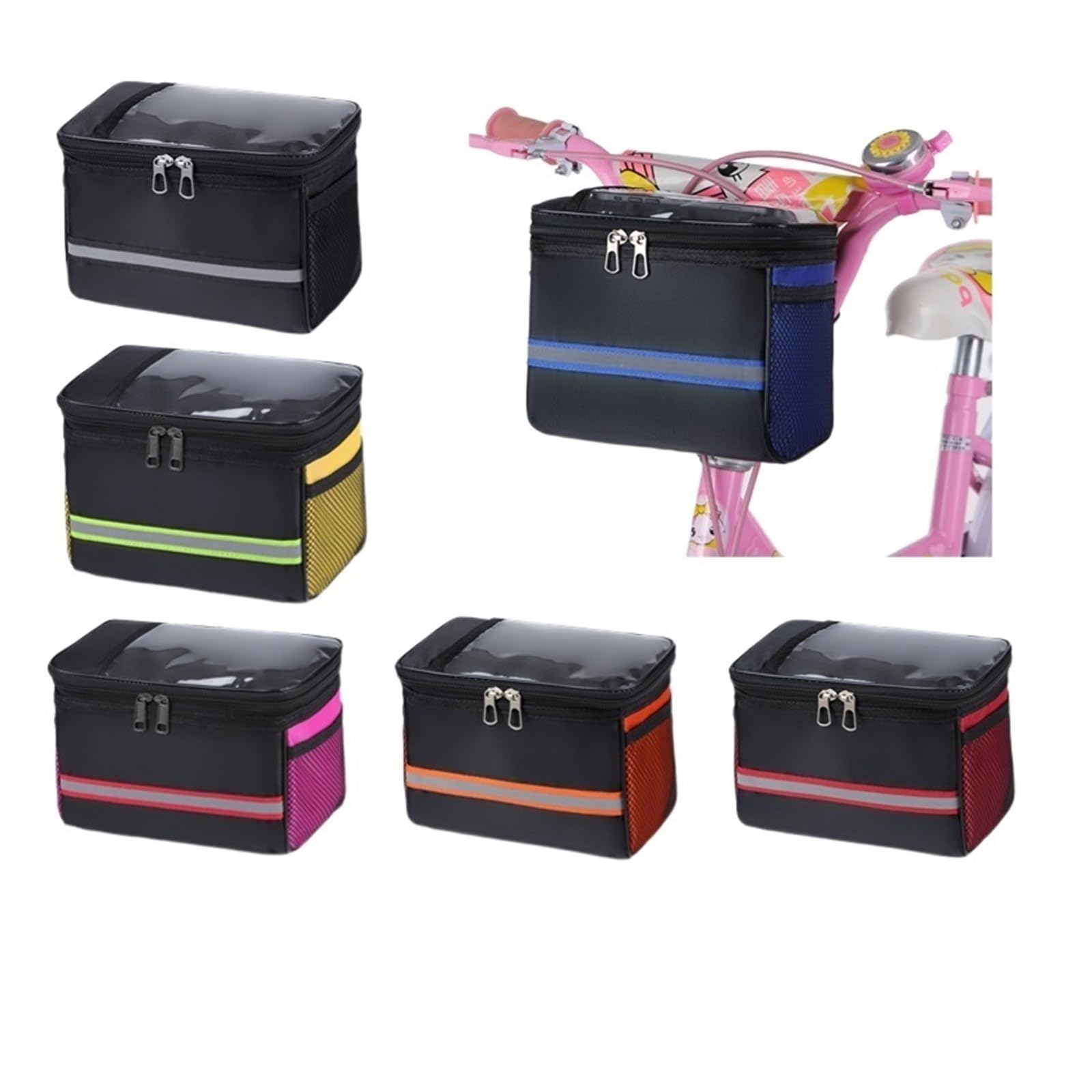 Cestino/Cesto Anteriore Fantasy per bicicletta bici donna/uomo - TUTTI I COLORI (Viola