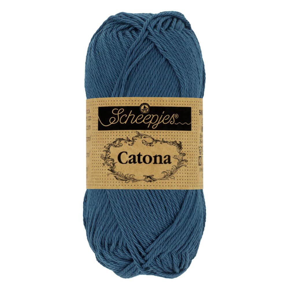 Scheepjes - Scheepjes Catona 164 Light Navy Yarn - 1x50g