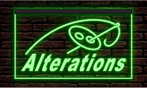 230065 Alteraciones Máquina de coser de punto Pantalla superior de la prenda LED Luz de neón Signo