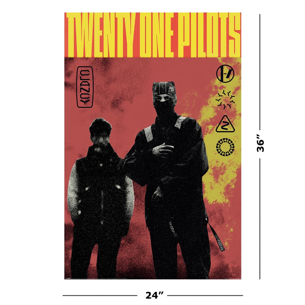 Amazon.com: Twenty One Pilots - 2 Piece Music Poster Set (Trench