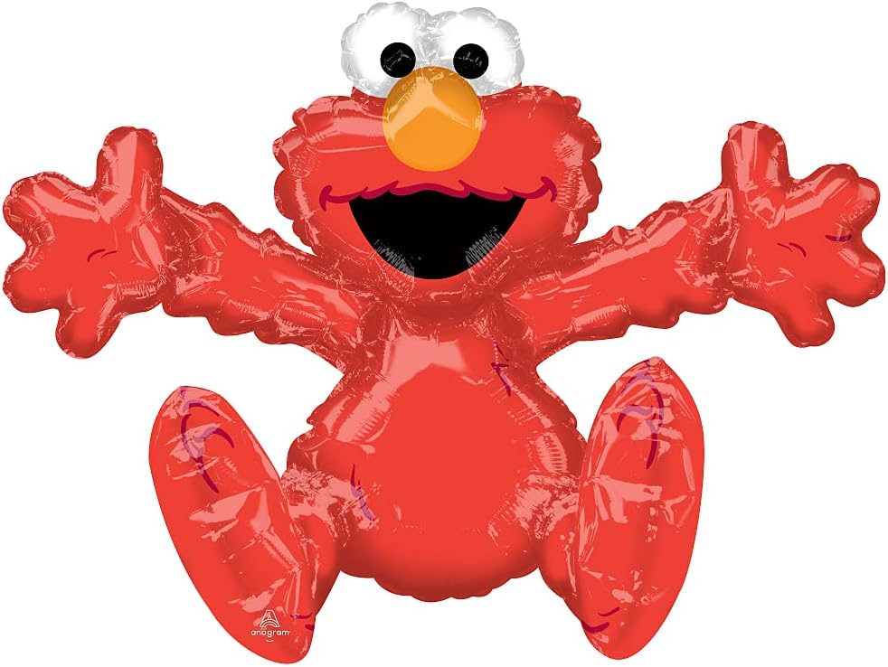 Elmo's Ultimate Birthday Party Supplies Foil Balloon Bouquet Decorations