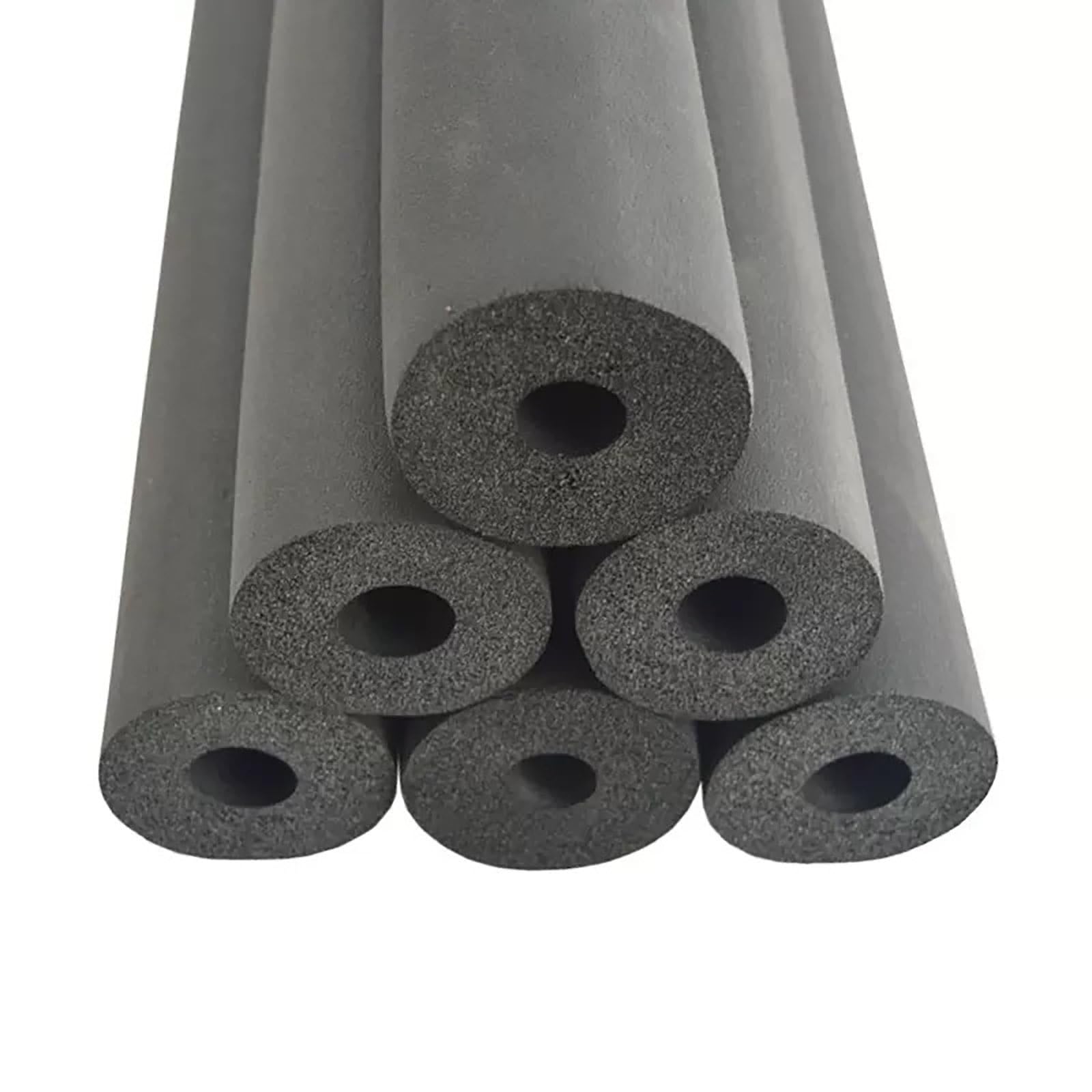 Tubo Isolante in Schiuma per Tubi 1.8m Isolamento Tubi In Schiuma Isolante per Tubature Dell'Acqua Nero Impermeabile e Altamente Elastico Utilizzato nei Condizionatori Canalizzati(110mm x 20mm x 1.8m)