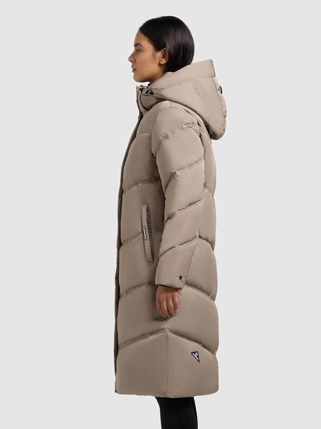 khujo Graya winterjas voor dames, korte jas, gewatteerde jas, S