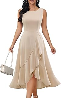 Women's Cocktail Party Formal Wedding Guest Church Dresses, Modest Graduation Prom Evening Dress - Buy now
