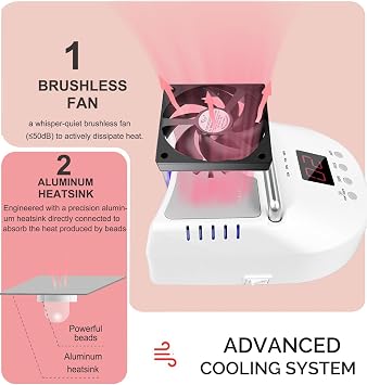 Cordless LED UV Nail Lamp,Professional Uv Llight for Gel Nails,OBEEGOO Nail Dryer for Acrylic Gel,Curling Lamp for Beauty Salon (White)