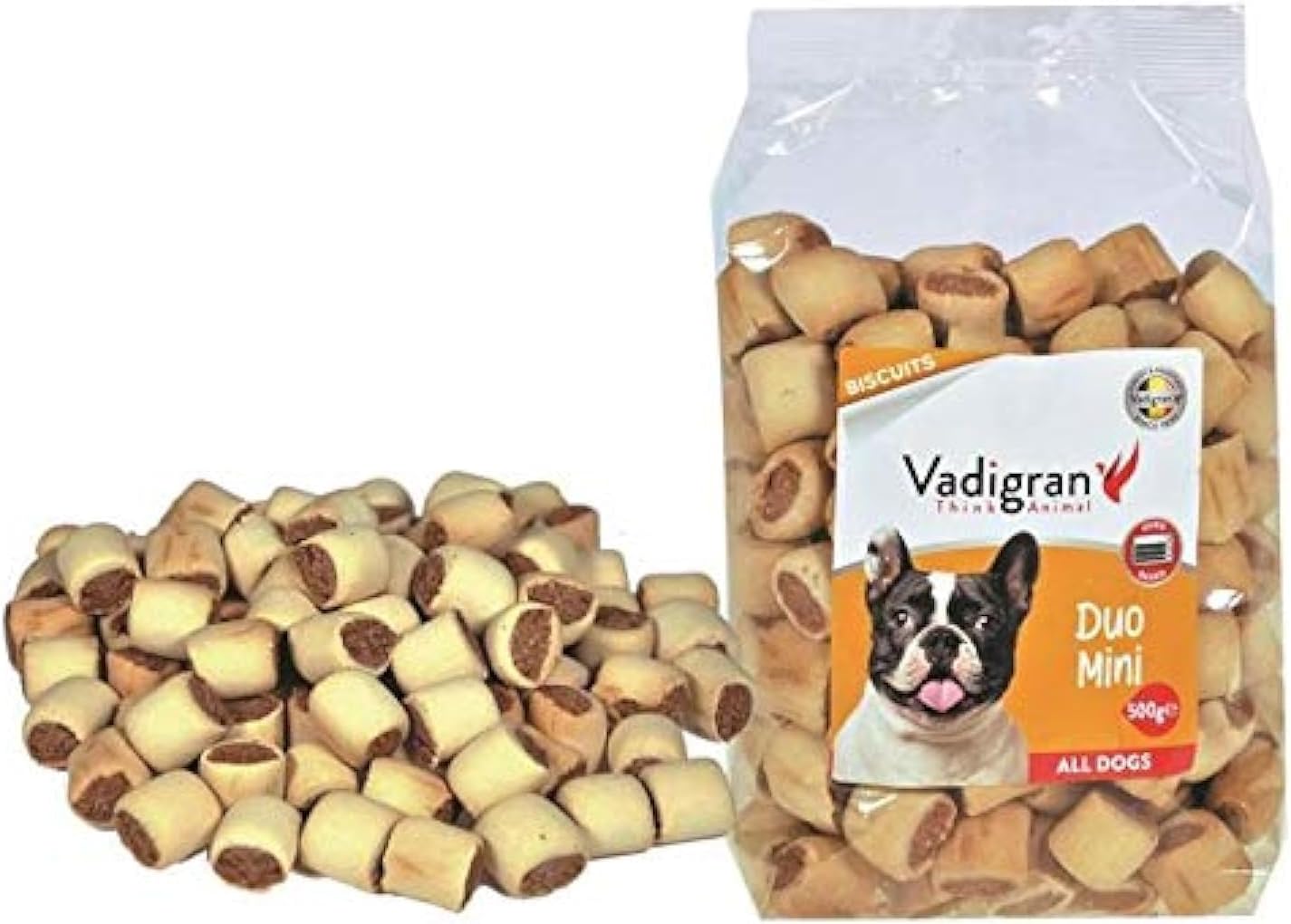 Vadigran Snack dog Biscuits Duo Mini 500g