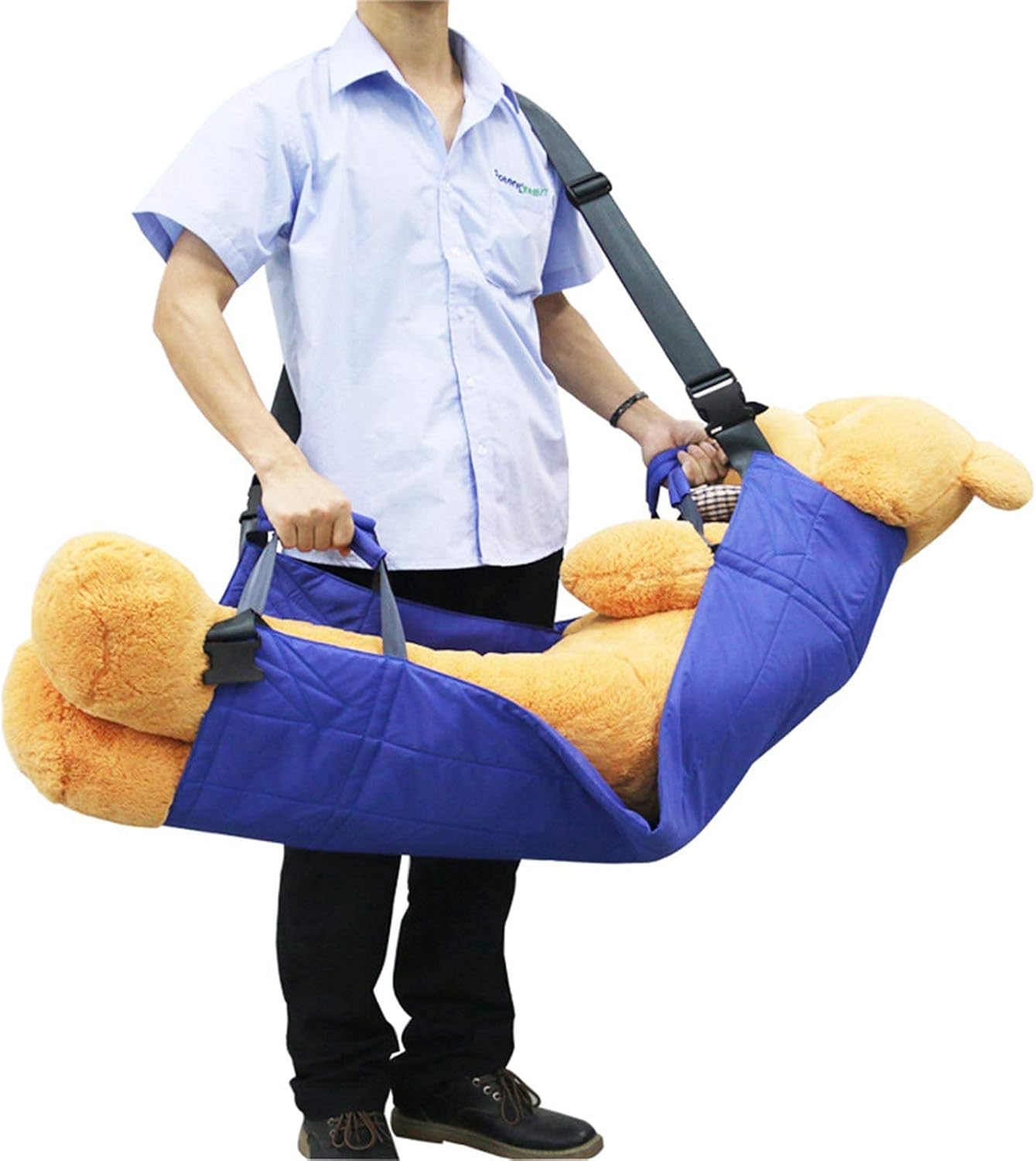 Patient Transfer Pad with Handles - Reusable, Washable Positioning Sheet for Safe Lifting and Turning - Ideal for Caregivers and Mobility Assistance (X)