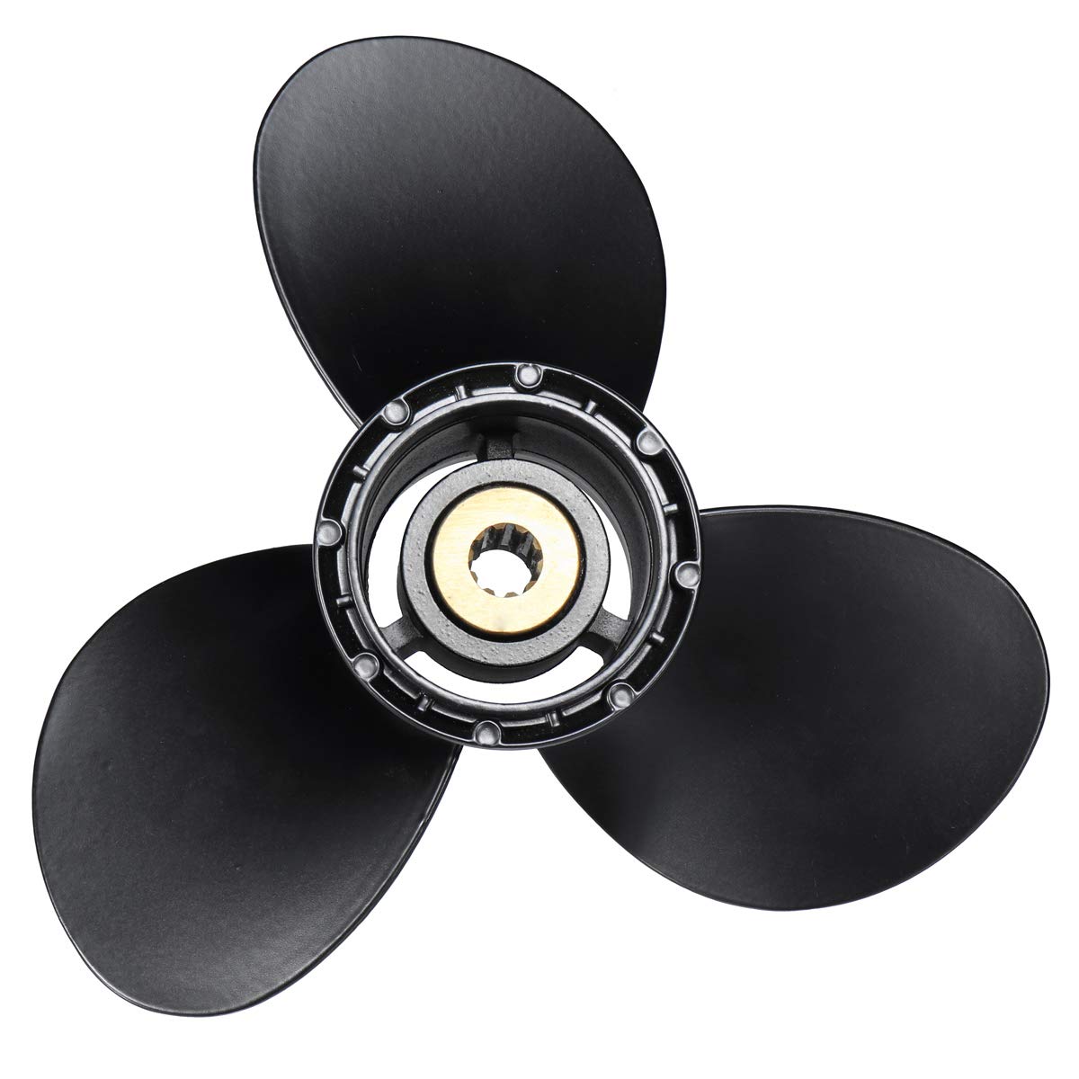 9 1/4 X 10 Hélice De Aluminio Barco Fueraborda para Suzuki 8-20Hp 58100-93733-019 Evinrude Johnson