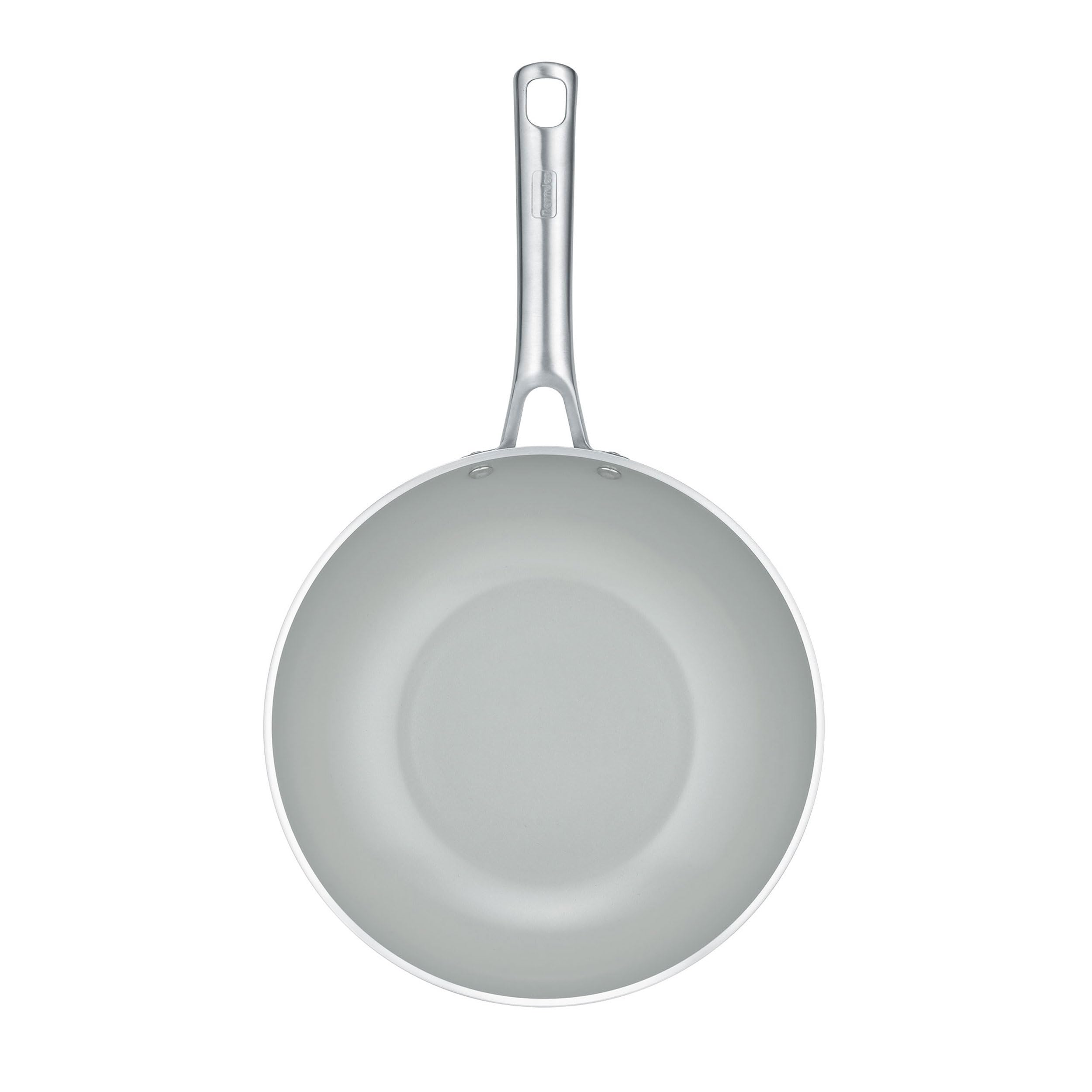 Berndes Wok wegetariański 28 cm, aluminium, z recyklingu, szary – b.free