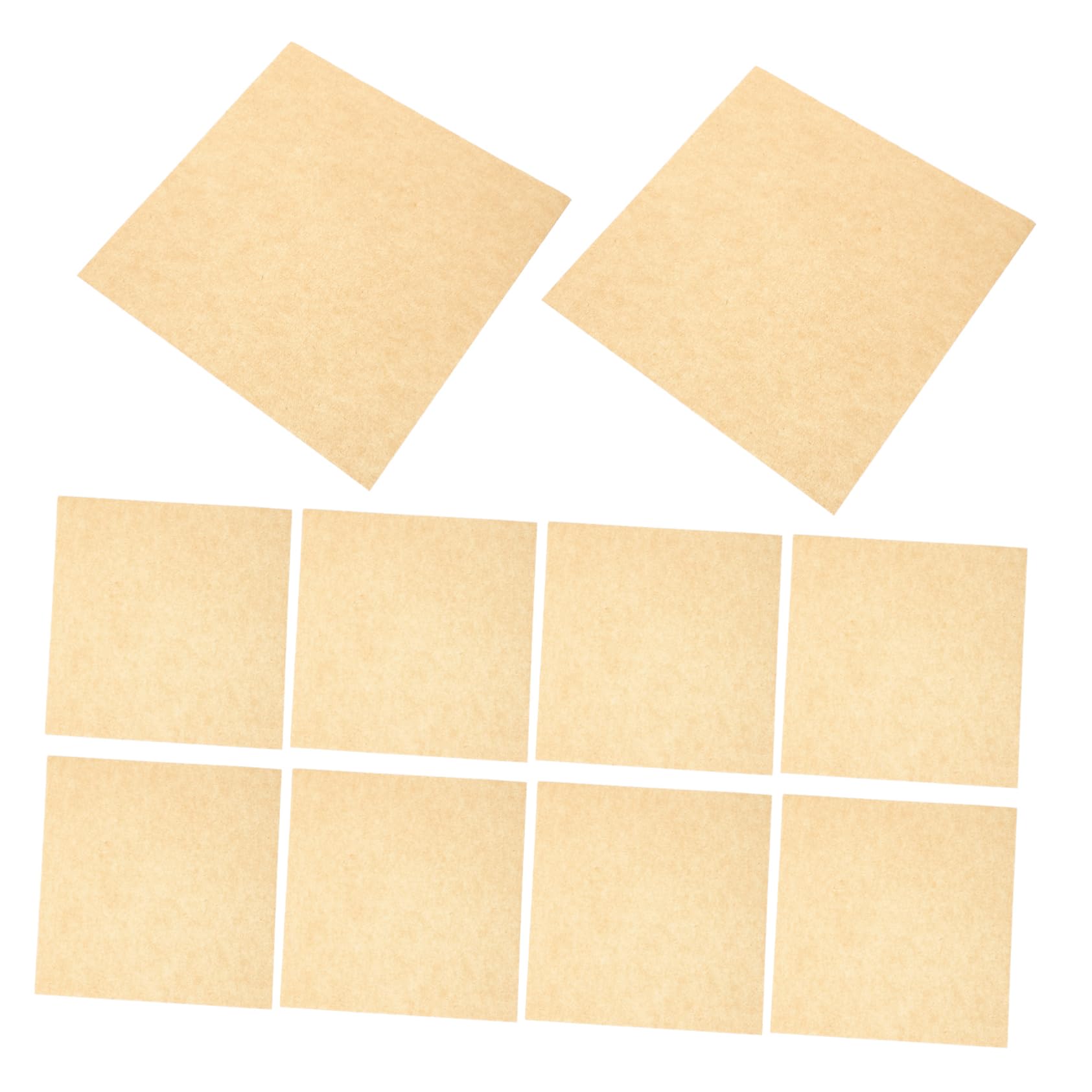 Papier Sulfurisé Antiadhésif Alimentaire, 500 Feuilles, Kaki