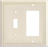 Vista 51 de Sunken Pearls - placa decorativa de pared, placa decorativa de pared, tapa de salida de la placa del interruptor, aleación de zinc sólida y duradera